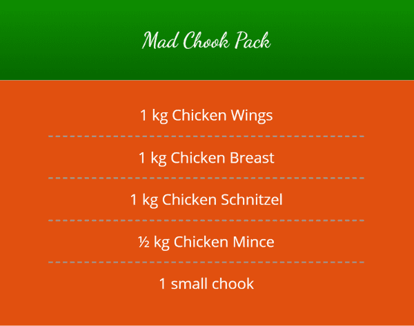 Mad Chook Pack – Scotty’s Mad About Meats